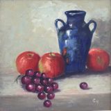 Gill Harker - Vase with Fruit